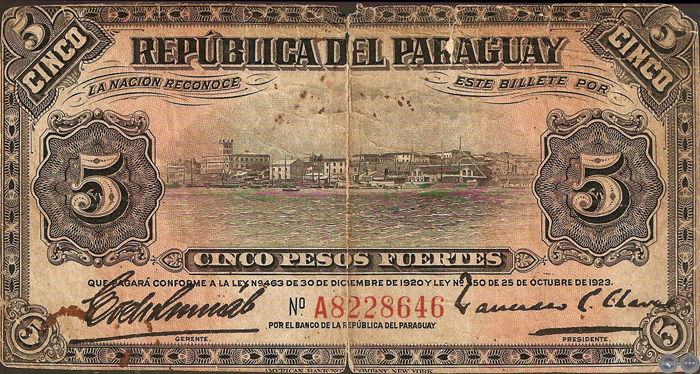 portal guaraní billetes del paraguay 1851 2011 paraguayan paper